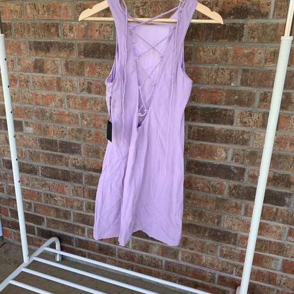 NBD x Naven Twins Headspins Laced Back Mini Dress - Picture 4 of 8